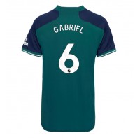 Arsenal Gabriel Magalhaes #6 Kolmaspaita Naiset 2023-24 Lyhythihainen